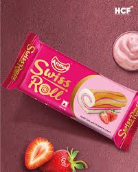 Anmol Swiss Roll Strawberry Cake