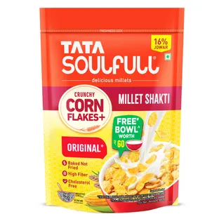 Tata Soulfull Corn Flakes With Bowl Free