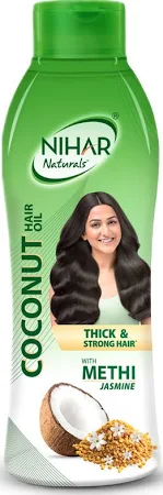 Nihar Naturals Coconut With Methi Jasmine Hair Oil
