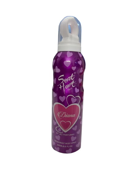 Sweet Heart Diana Deodrant Body Spray