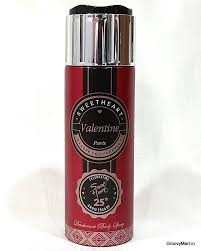 Sweet Heart Valentine Deodrant Body Spray