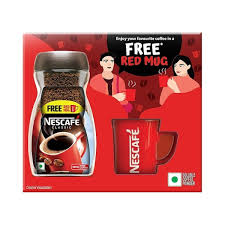 Nescafe Classic Coffee With Red Mug