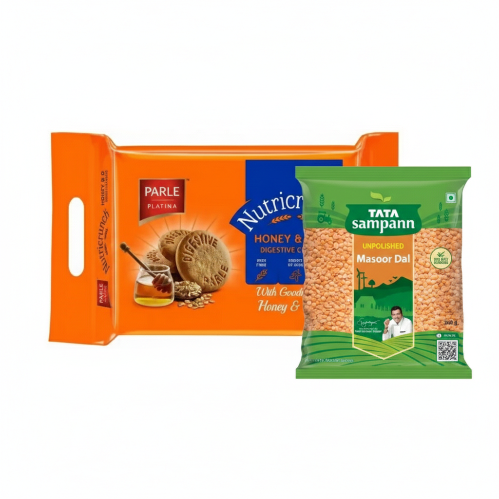 Nutricrunch & Unplosihed Masoor Dal