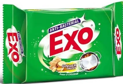 Exo Ginger Twist Anti-Bacterial Dishwash Bar 55 g