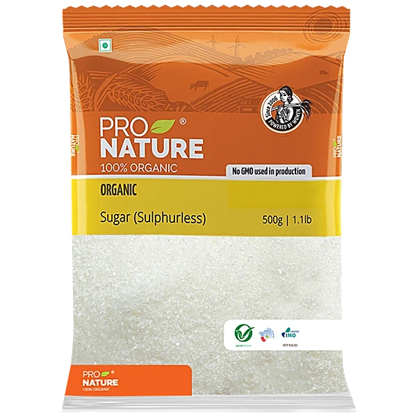 Pro Nature Organic - Sugar/Sakkare, 500 g Pouch