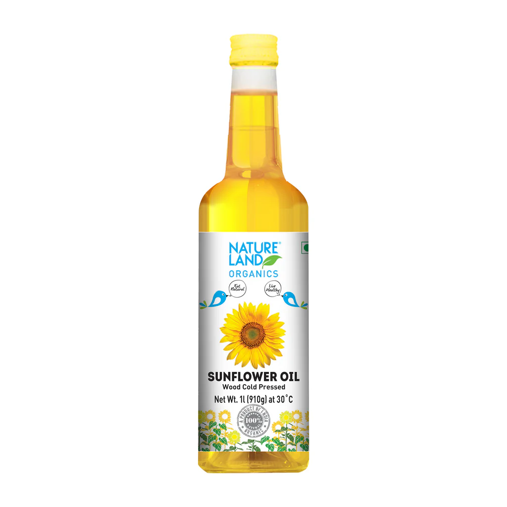 Natureland oranic Sunflower Oil - 1 Ltr
