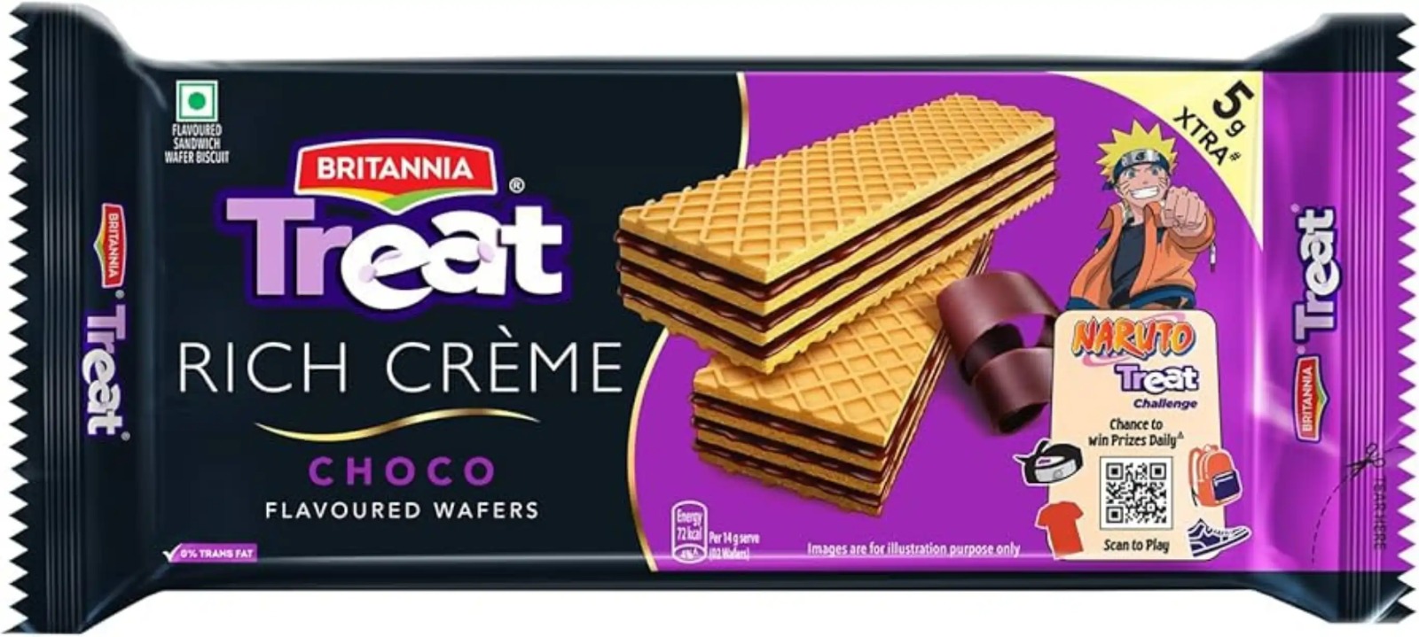 Britannia Treat Rich Creme Choco Flavoured Wafers