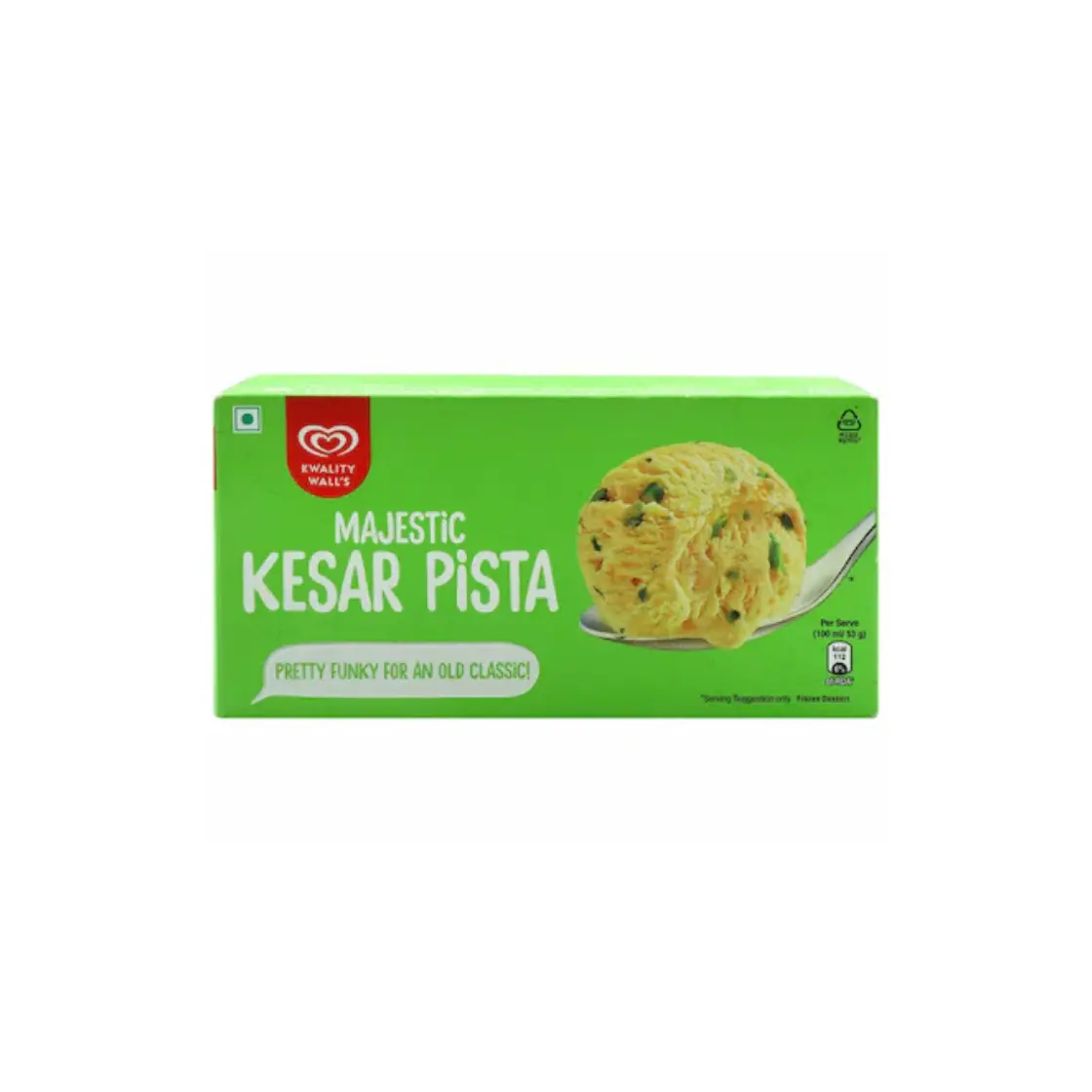 Kwality Wall's Majestic Kesar Pista Ice Cream