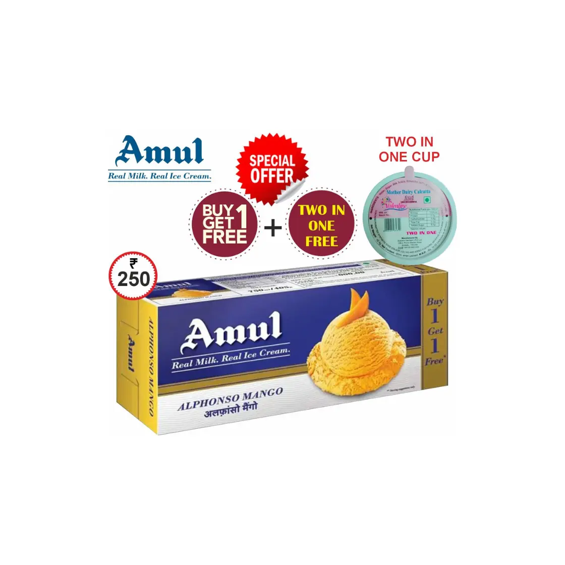 ALPHONSO MANGO + TWO IN ONE CUP