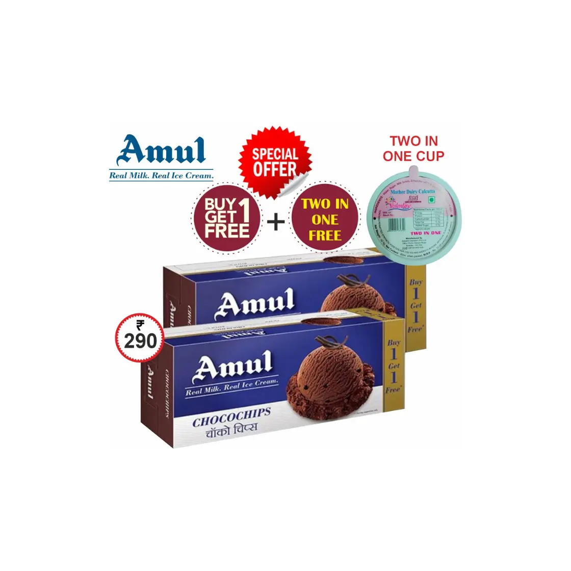 CHOCOCHIPS + TWO IN ONE CUP