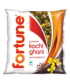 Fortune Kachi Ghani Mustard Oil 500ml Pouch