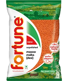 Fortune Unpolished Desi Masoor Malka Dal 500gm