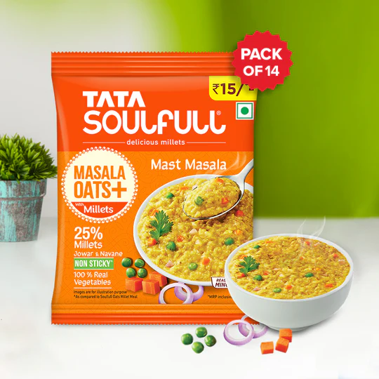 Masala Oats+ - Mast Masala | 33g