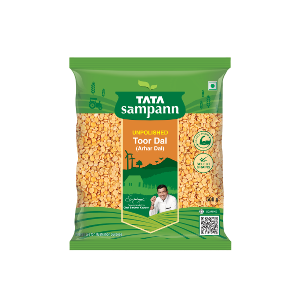 Tata Sampann Unpolished Toor Dal (Arhar Dal)