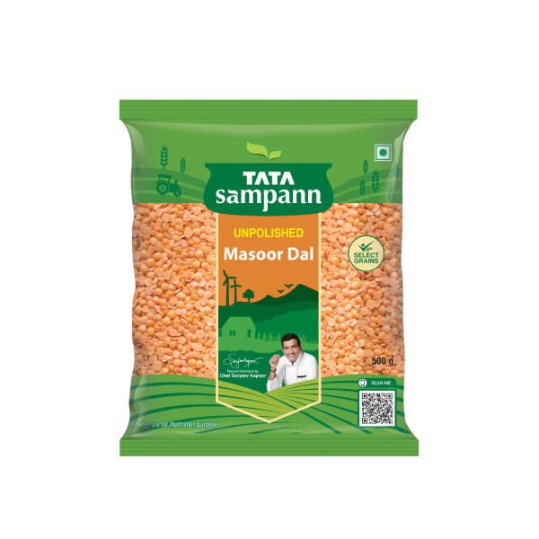 Tata Sampann Unpolished Masoor Dal(Whole)
