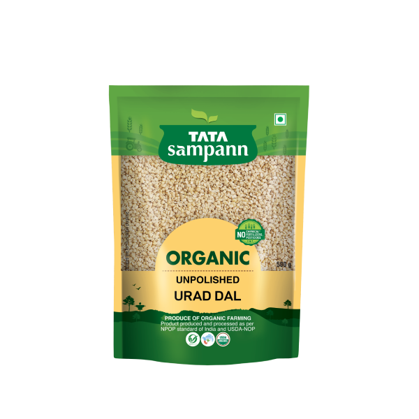 Tata Sampann Organic Unpolished Urad Dal